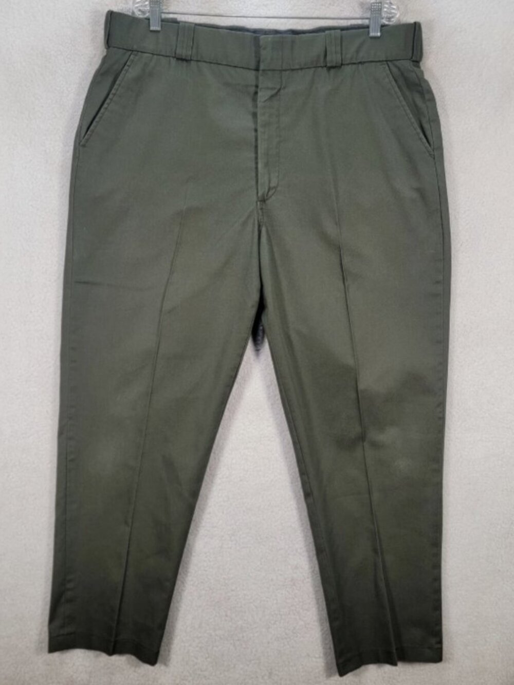 Green Los Angeles County Sherriff Tapered Poly Cotton Trouser Mens Pants Size 42